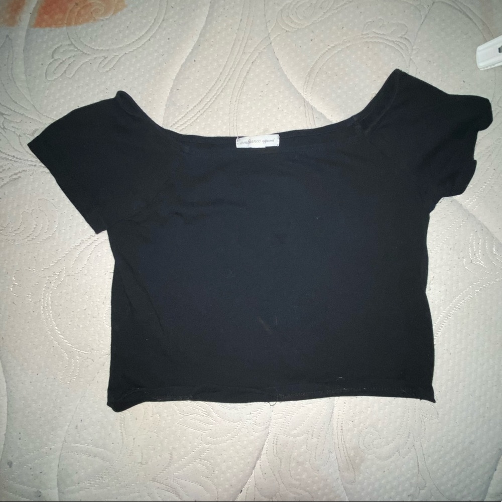 Off shoulder crop top
